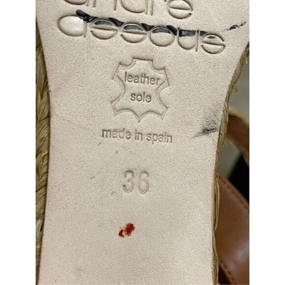 André Assous Milena Wedge Sandal Size 36 - Picture 9 of 9